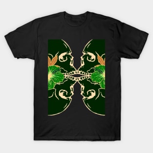 Skulls and Flowers T-Shirt